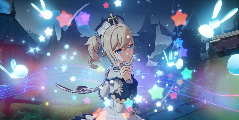 genshin impact barbara elemental burst animation