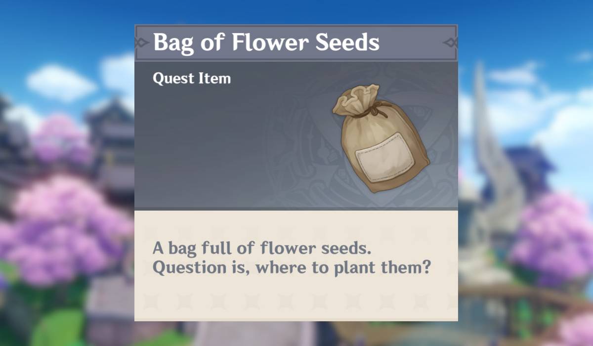 Genshin Impact: How to Use Bag of Flower Seeds
