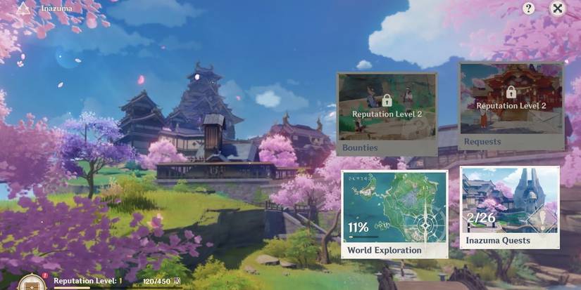 genshin impact inazuma 2.0 bounties quests requests exploration