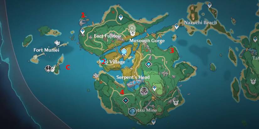 genshin impact lost text locations