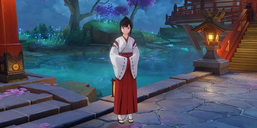 genshin impact shrine maiden