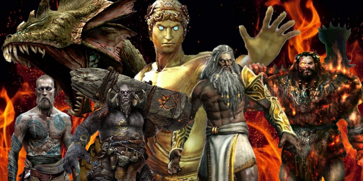 god of war series epic boss battles