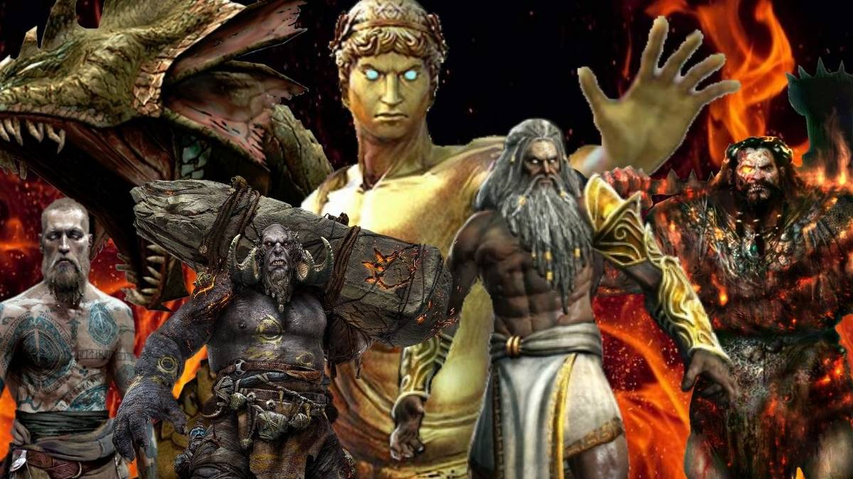 god of war series epic boss battles