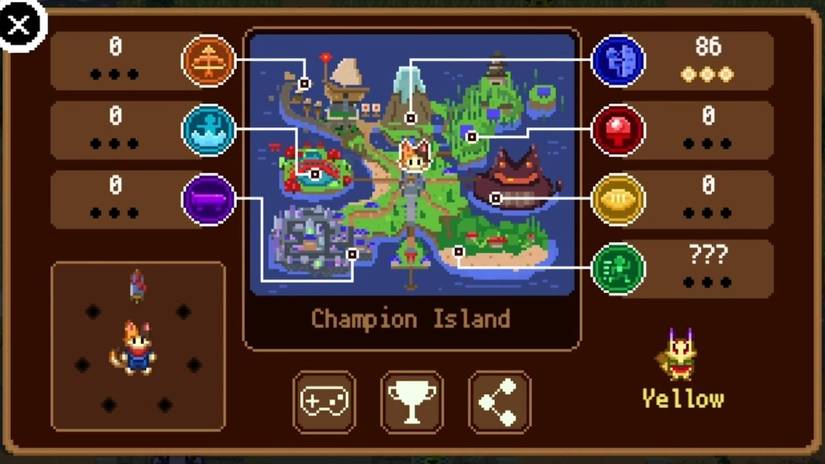Champion Island Games map