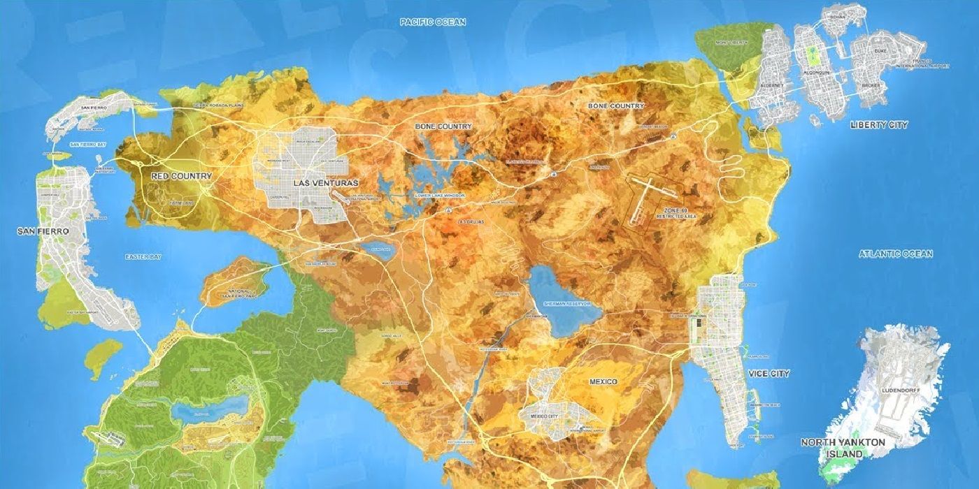 Latest Grand Theft Auto 6 Map 'Leak' is Almost Certainly Fake