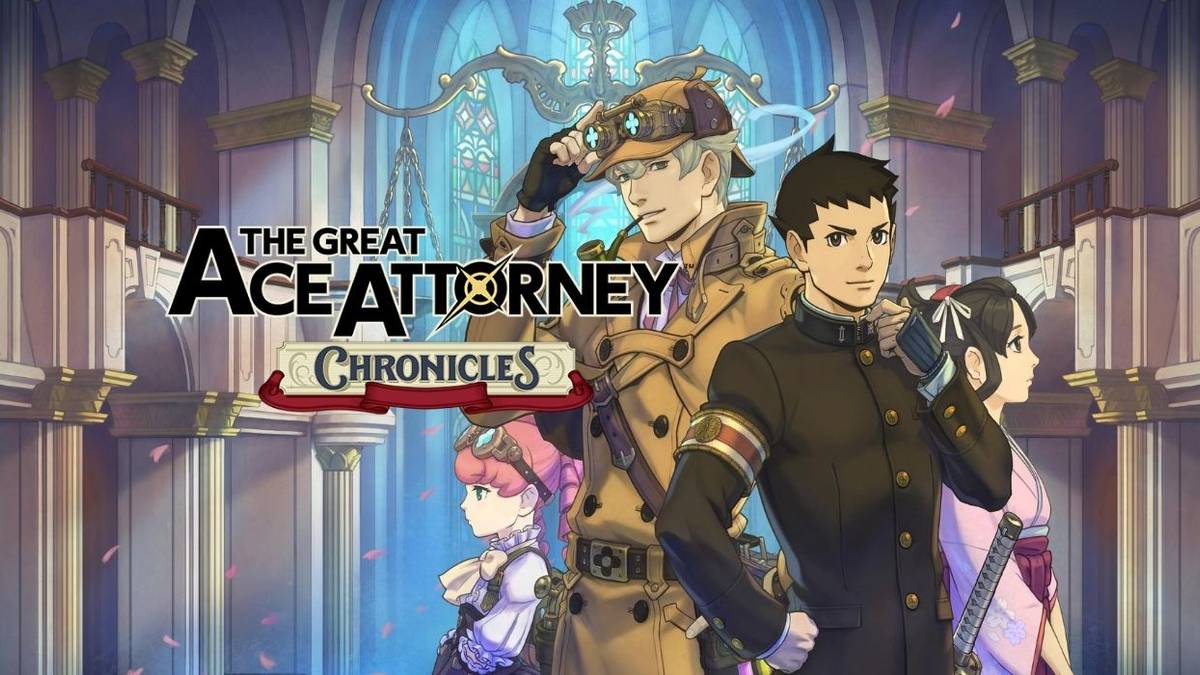 great ace attorney promo image logo