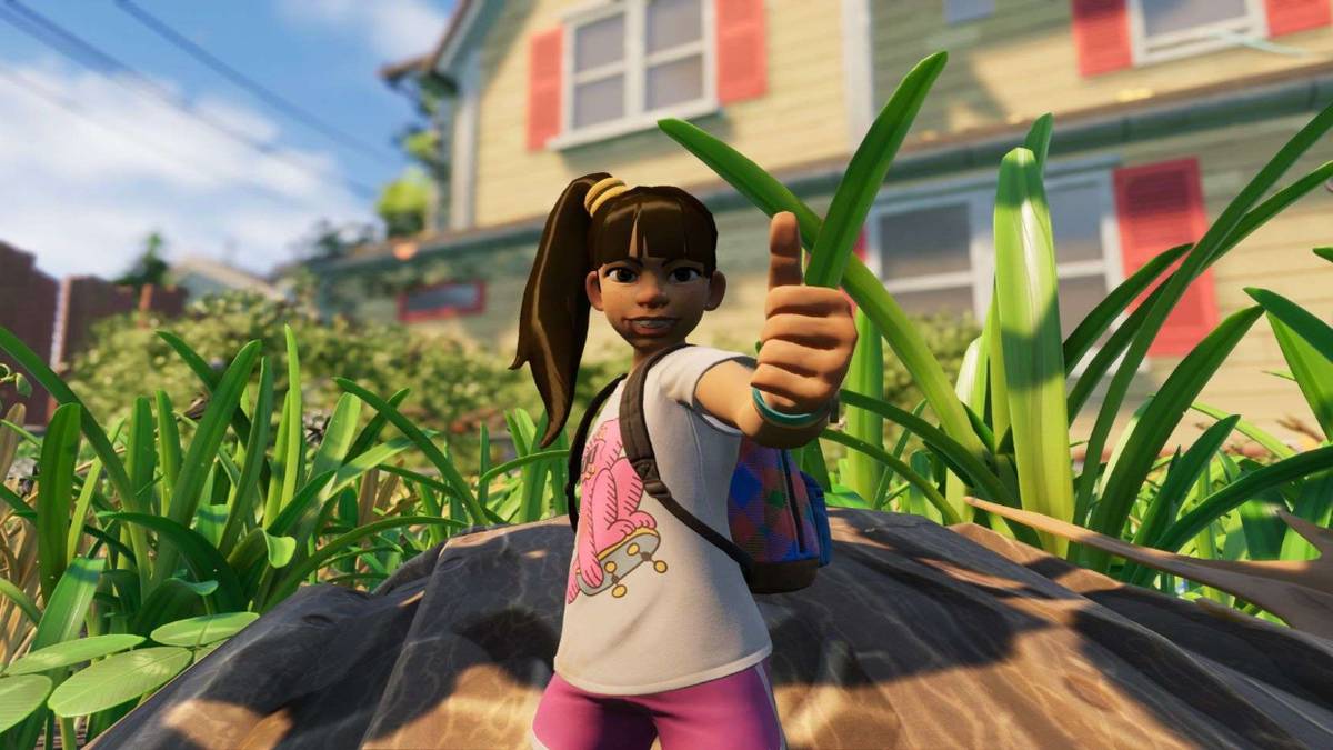 grounded female character slingshot