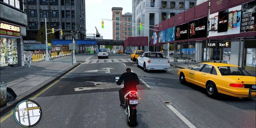 GTA IV Riding a Motorbike