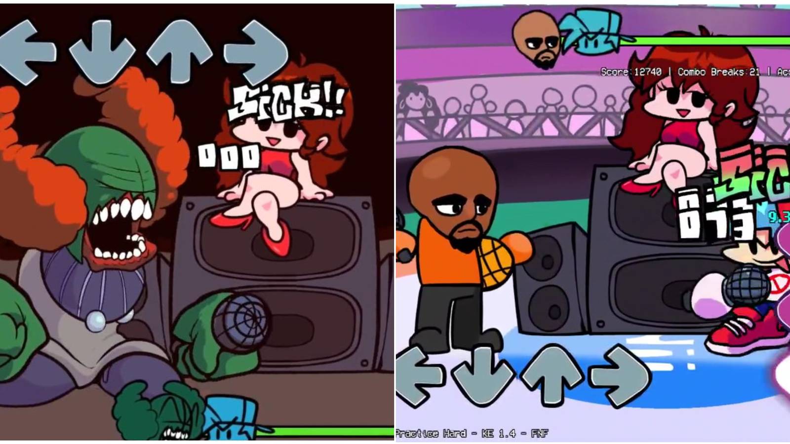 tricky and wii funkin friday night funkin