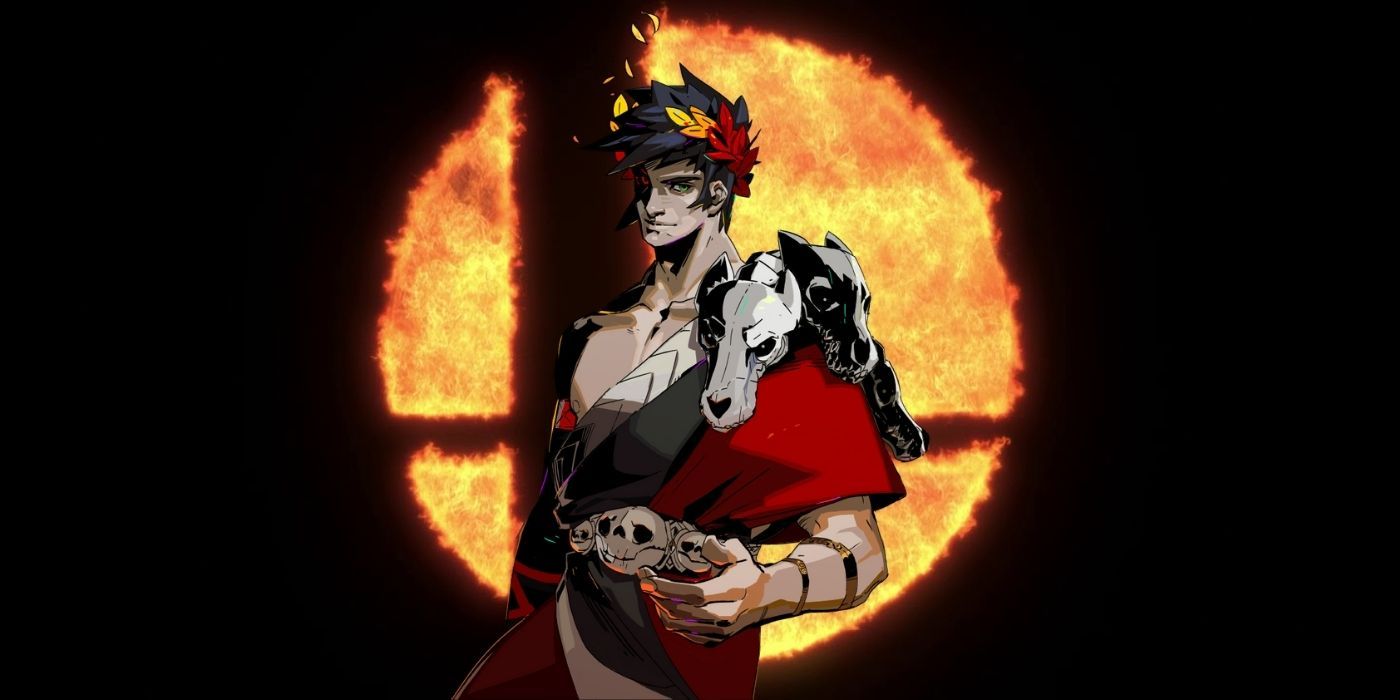 zagreus in front of flaming ball