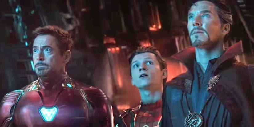 infinty war tony peter strange Cropped