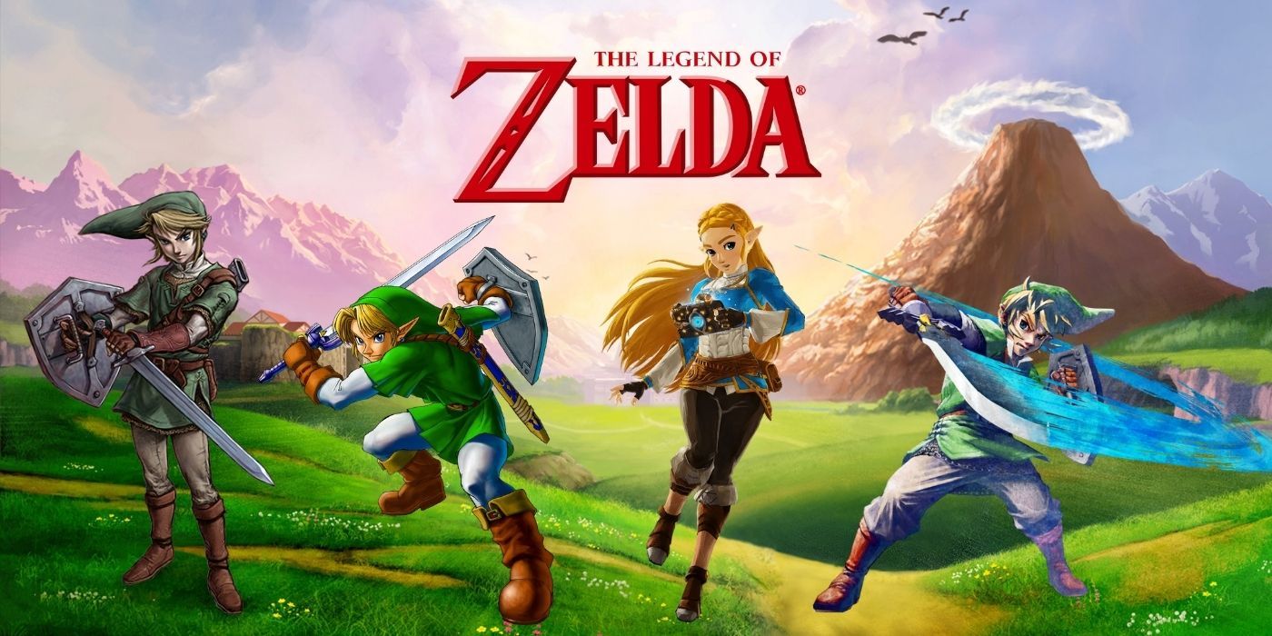 legend of zelda 3d games how long to beat - collage of Links and Zelda