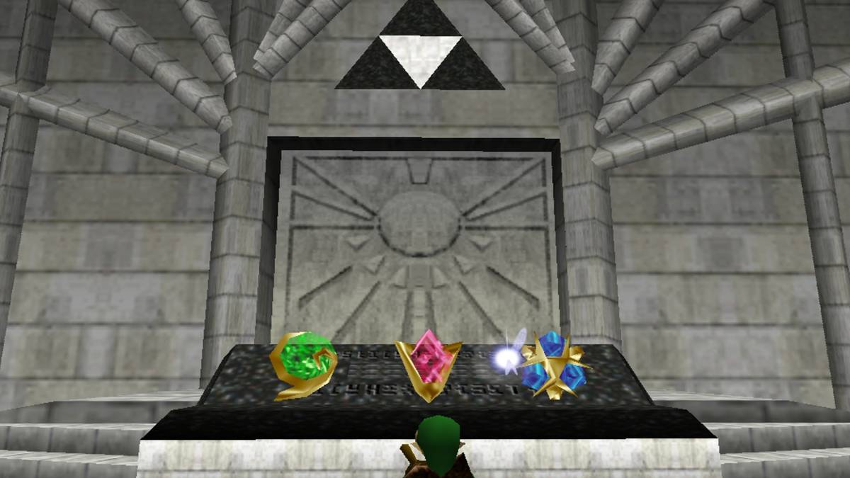 hyrule temple of time triforce