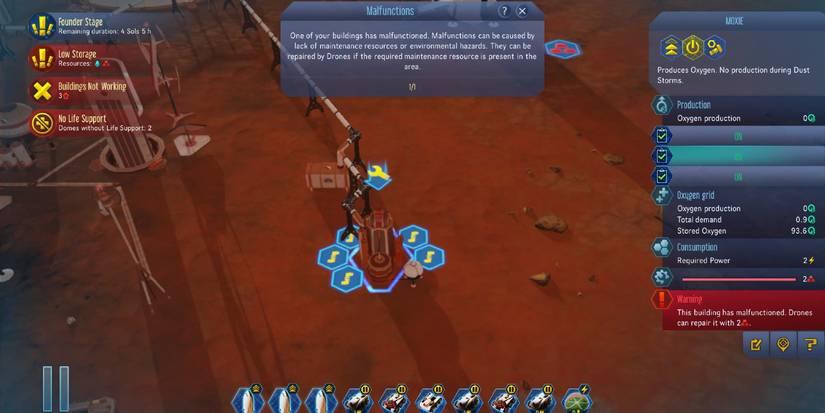 major malfunction colony