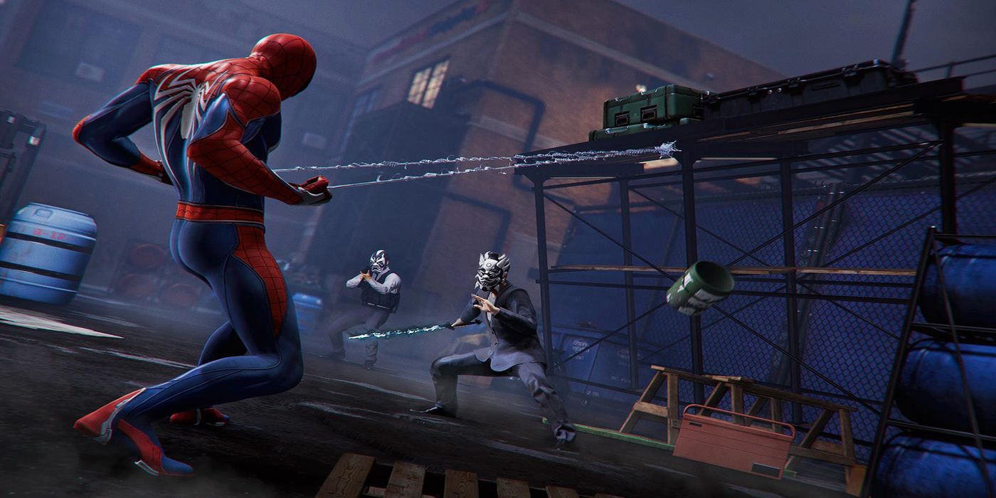 marvels spider-man peter pulls barricade