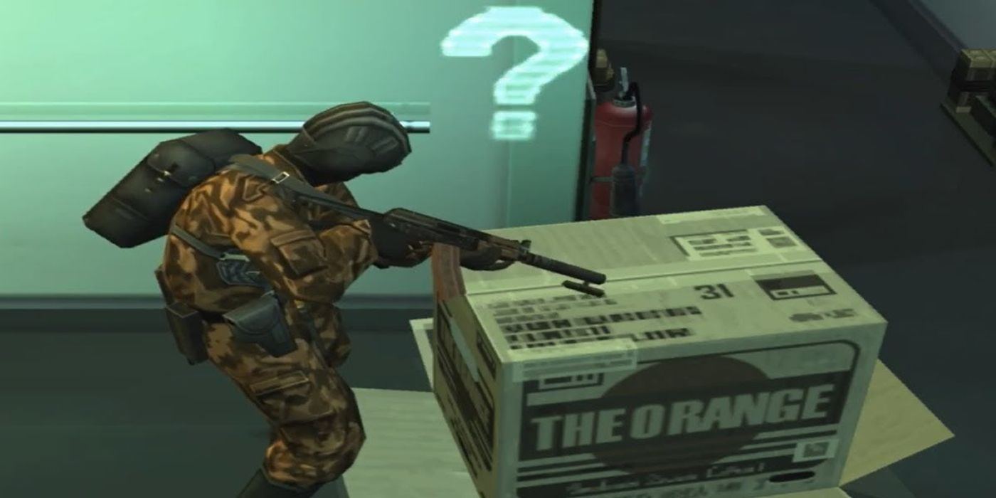 Metal Gear Solid and the Cardboard Box.