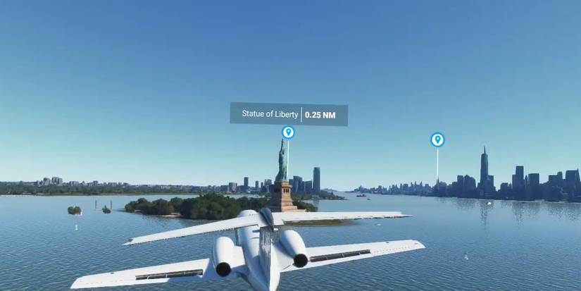 View of the Statue of Liberty