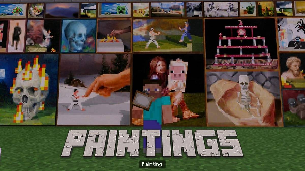 minecraft how to craft painting