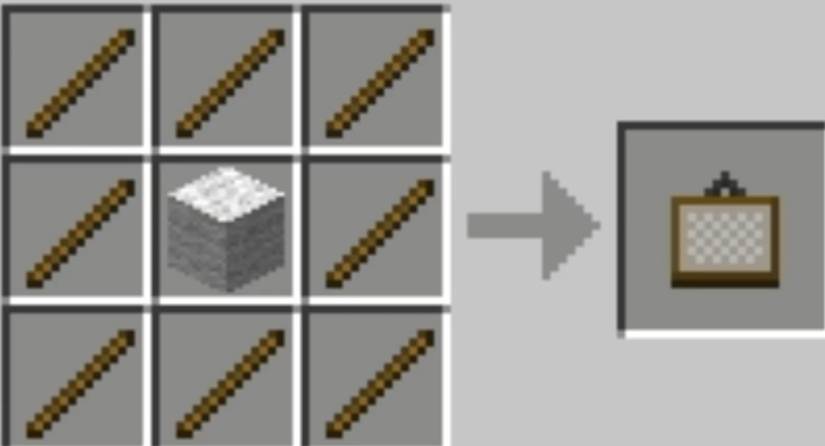 minecraft how to make a painting