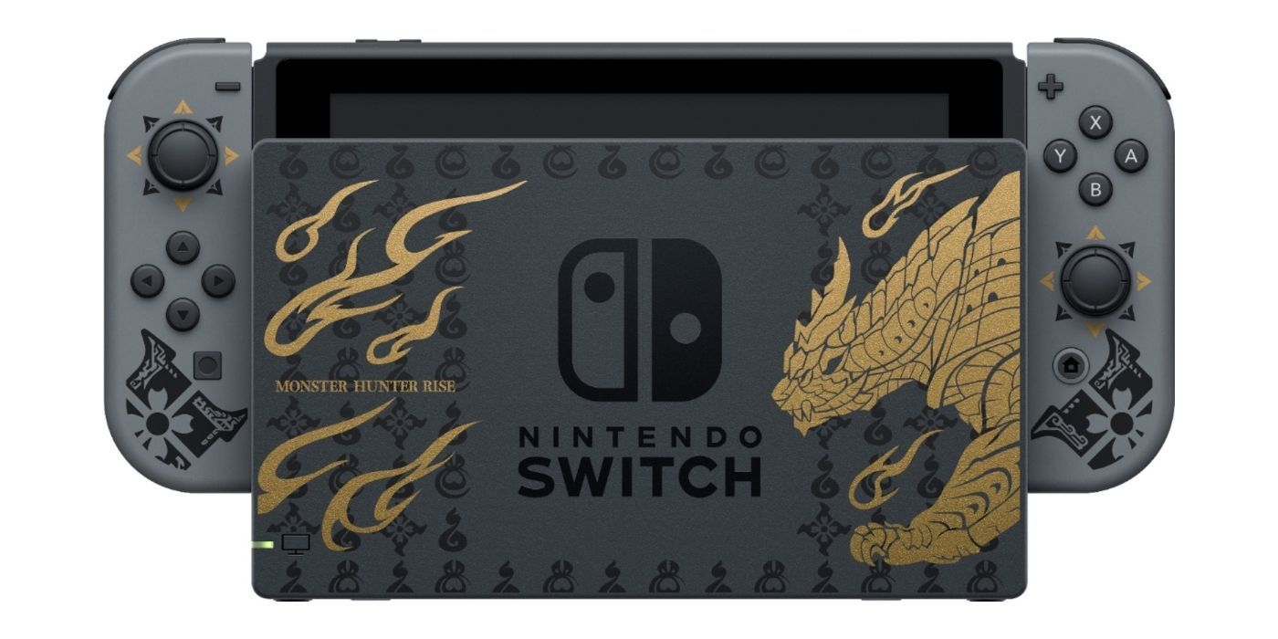monster hunter rise black and gold limited edition Switch