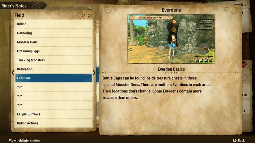 How to find bottle caps in monster hunter stories 2