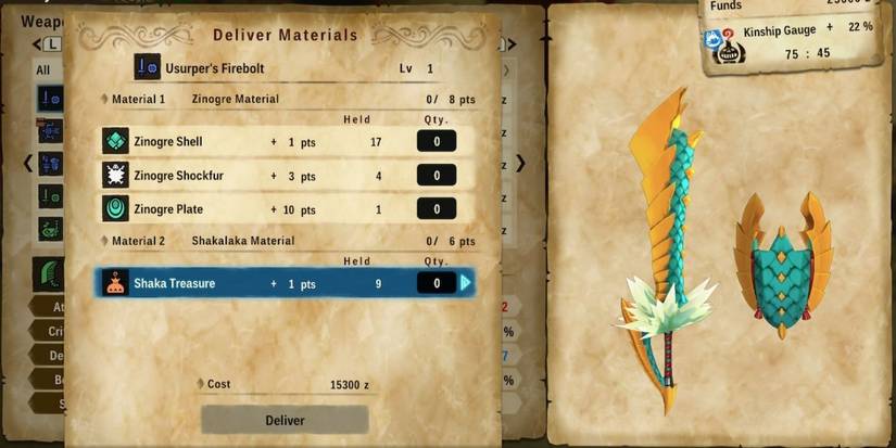 monster hunter stories 2 zinogre weapon