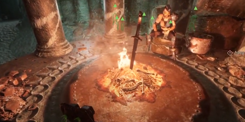 warhammer 40k necromunda hired gun dark souls easter egg