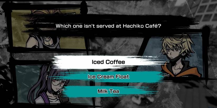 neo the world ends with you hachiko cafe quiz