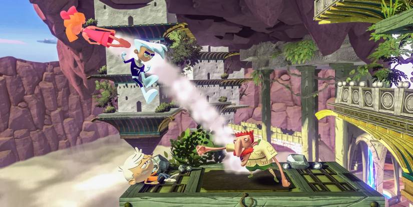 4-player nickelodeon all-star brawl