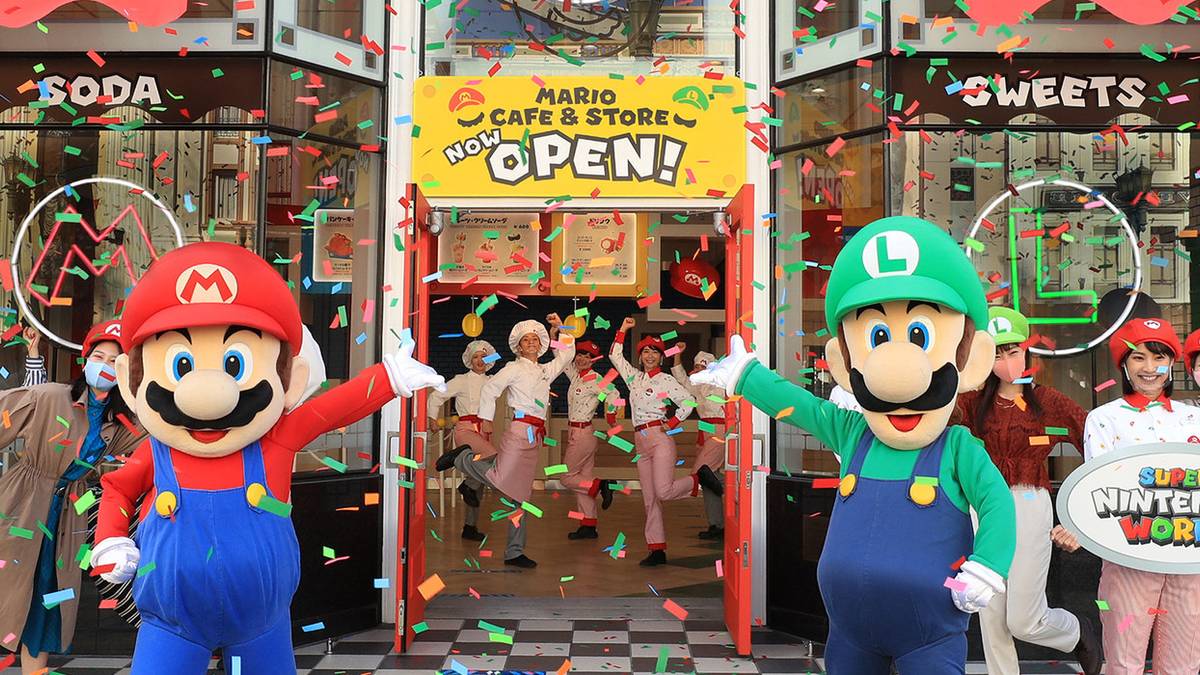 Mario Luigi Nintendo Cafe image Super Nintendo Land
