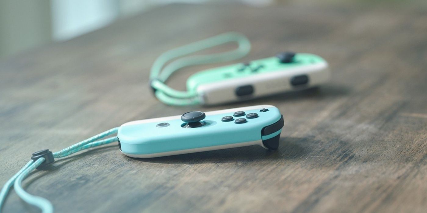 pastel colored controllers animal crossing