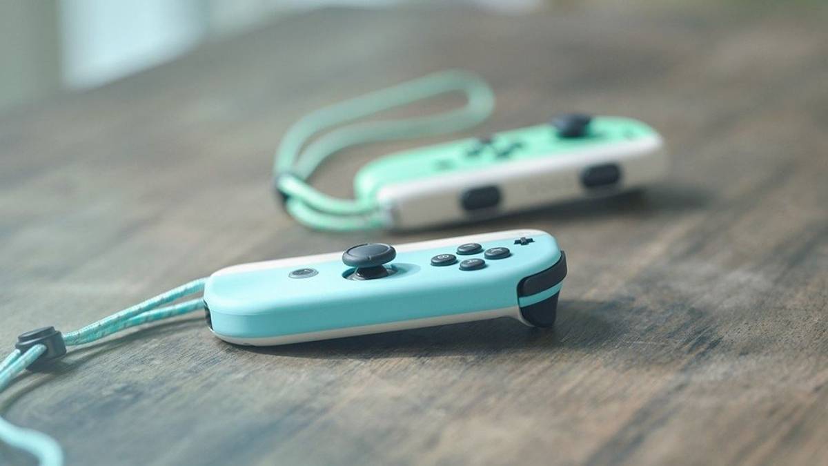 pastel colored controllers animal crossing