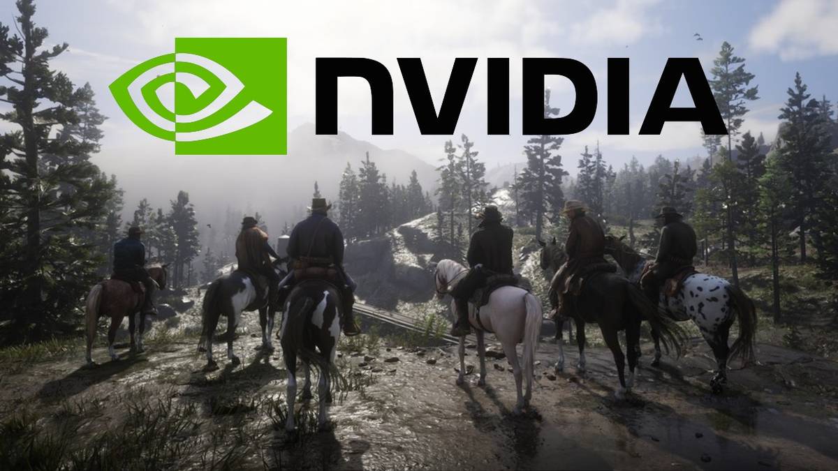 nvidia logo and red dead
