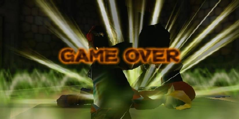 Game over screen