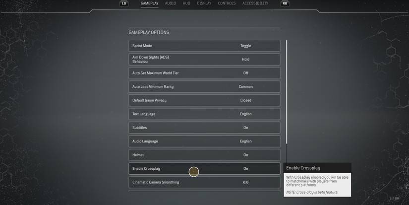 outriders xbox gameplay menu