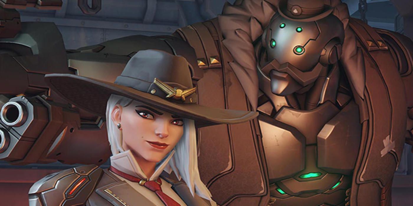 overwatch ashe and bob close up