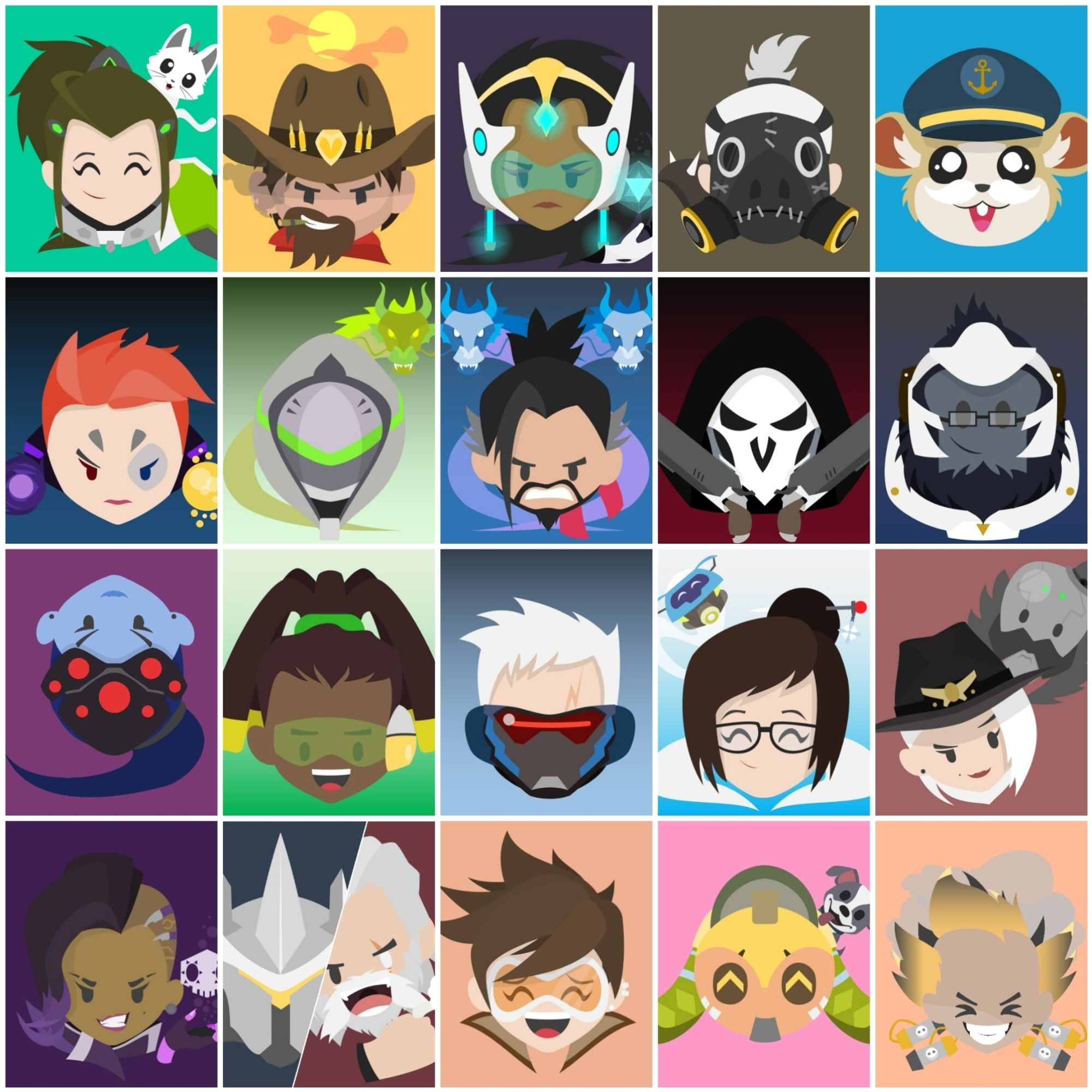 overwatch fan icons full set