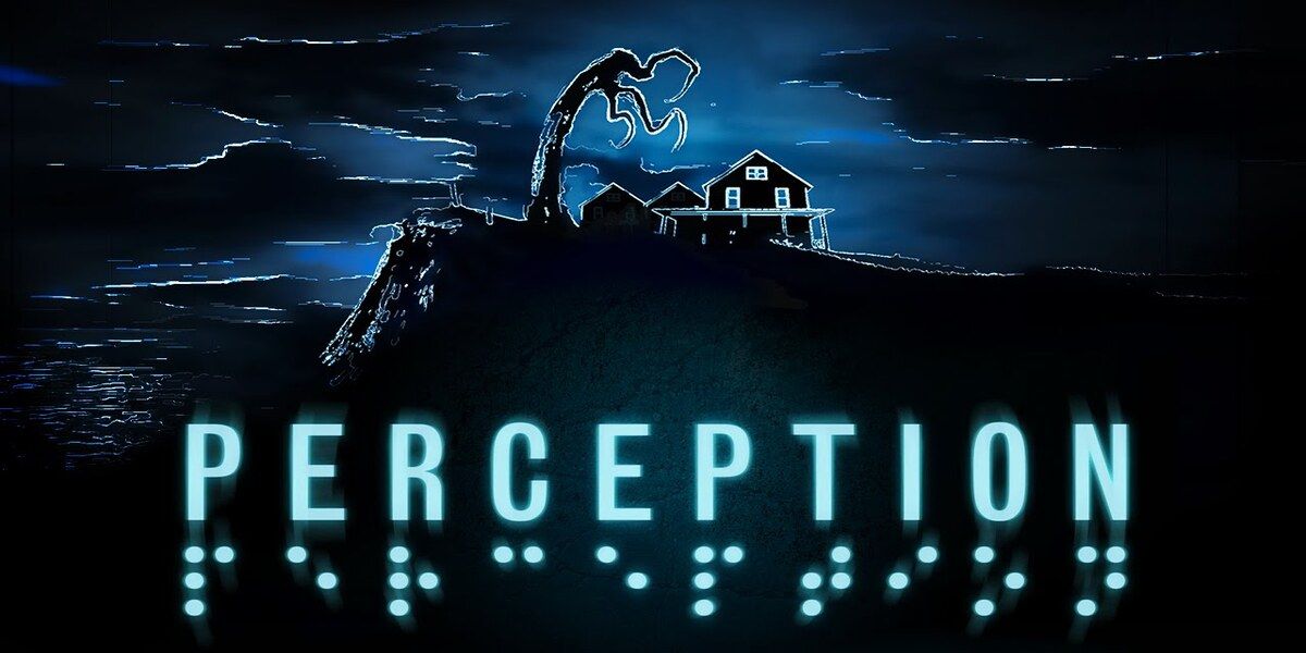 Perception title art with house on top of a hill