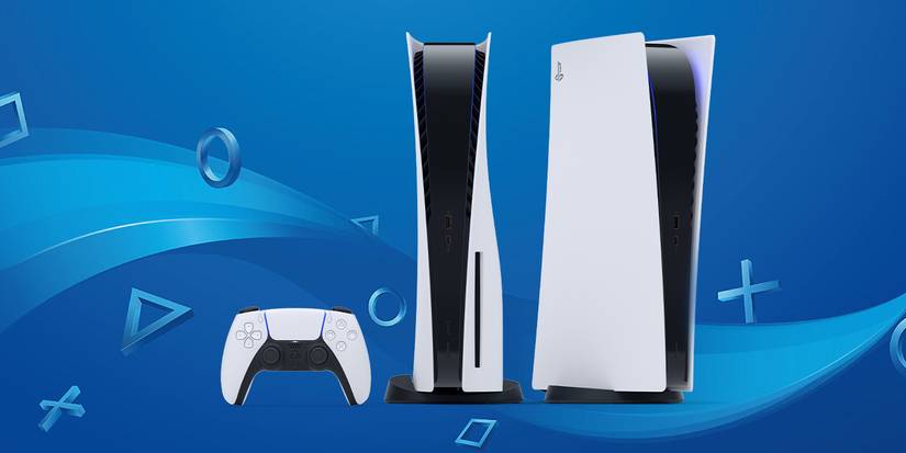 PS5 against Controller background