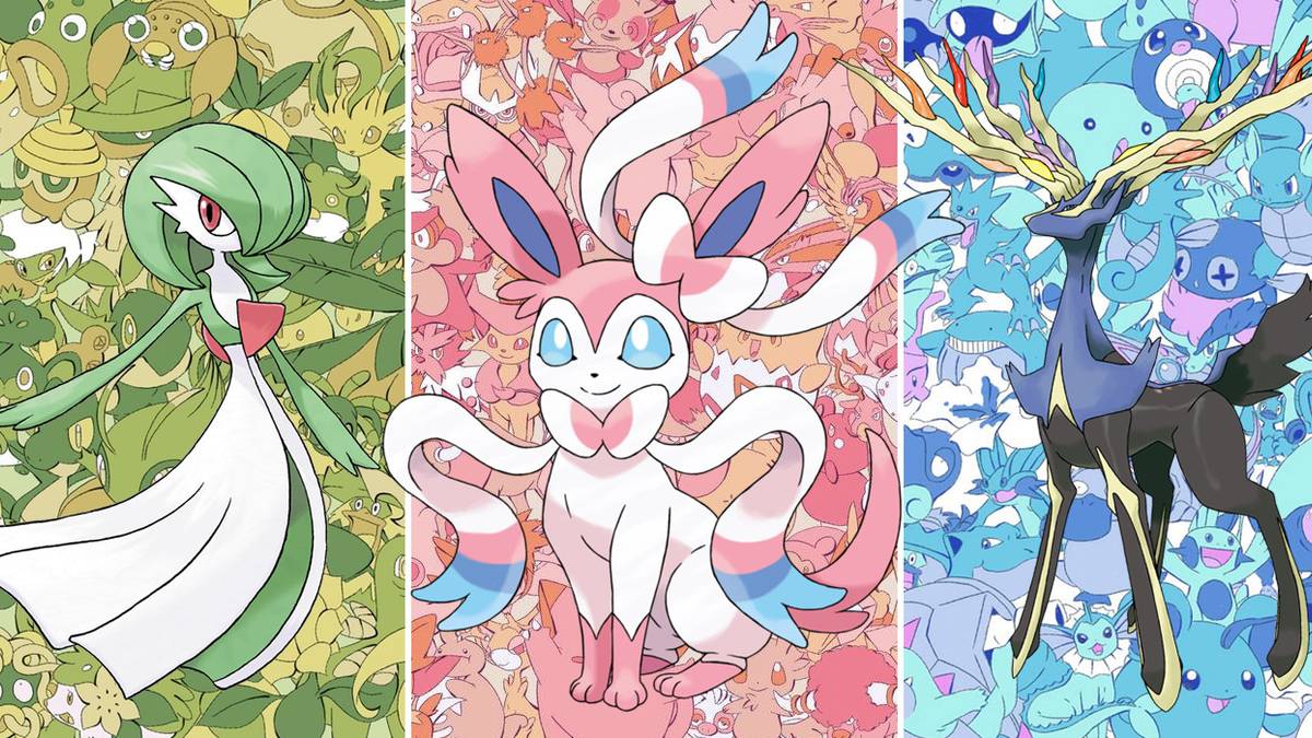 Gardevoir, Sylveon and Xerneas
