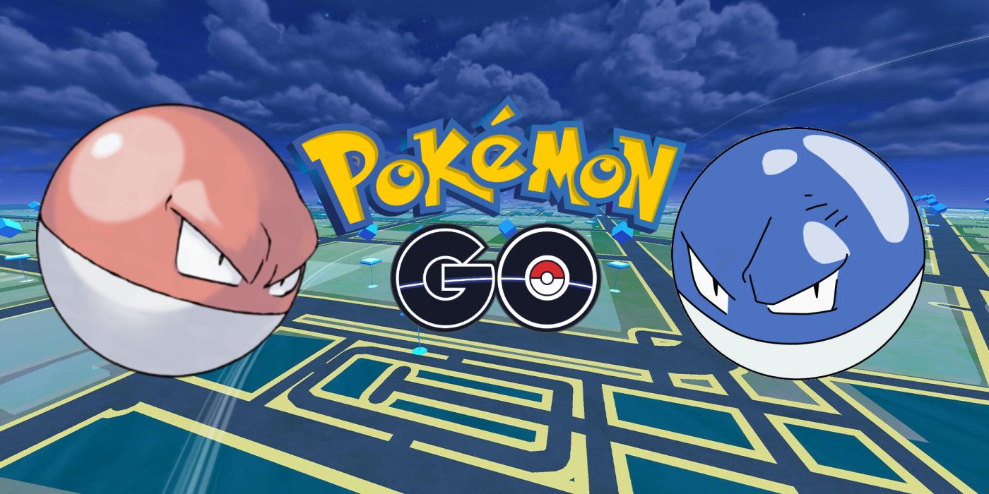 pokemon go voltorb shiny blue logo