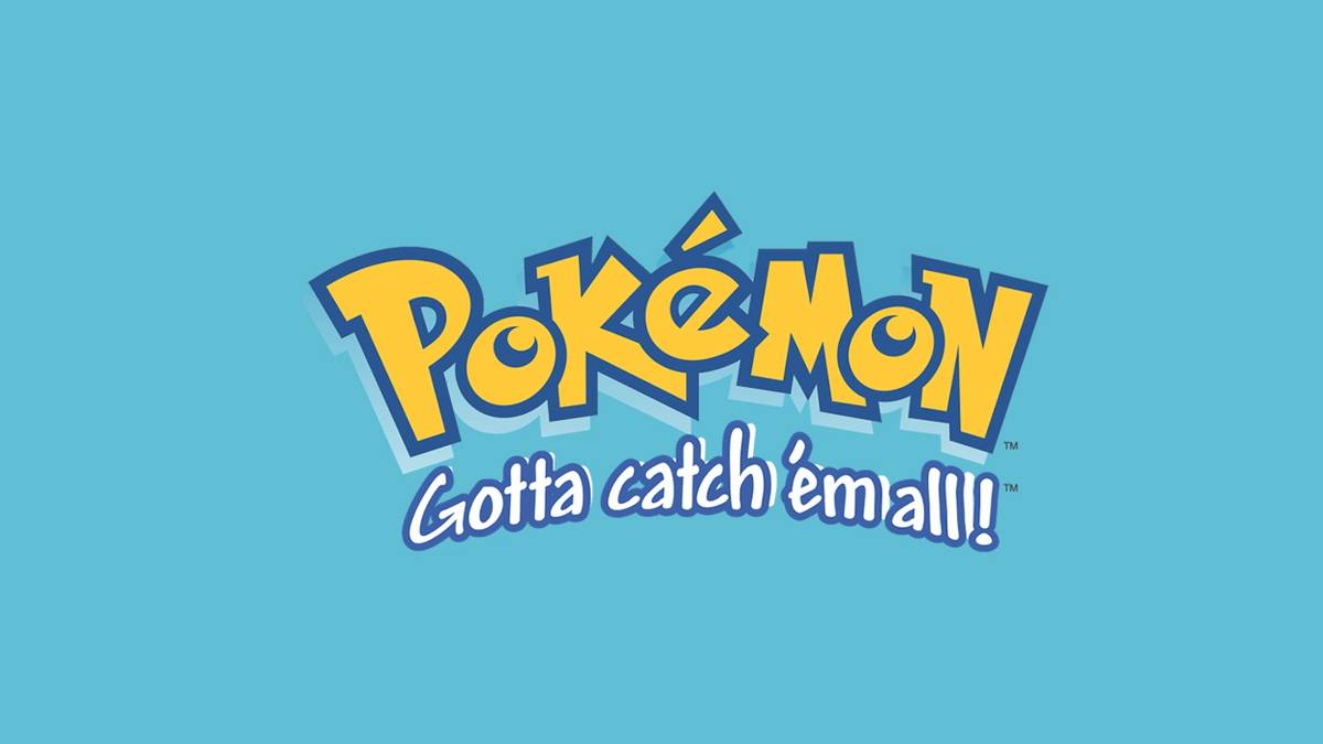 pokemon logo with slogan