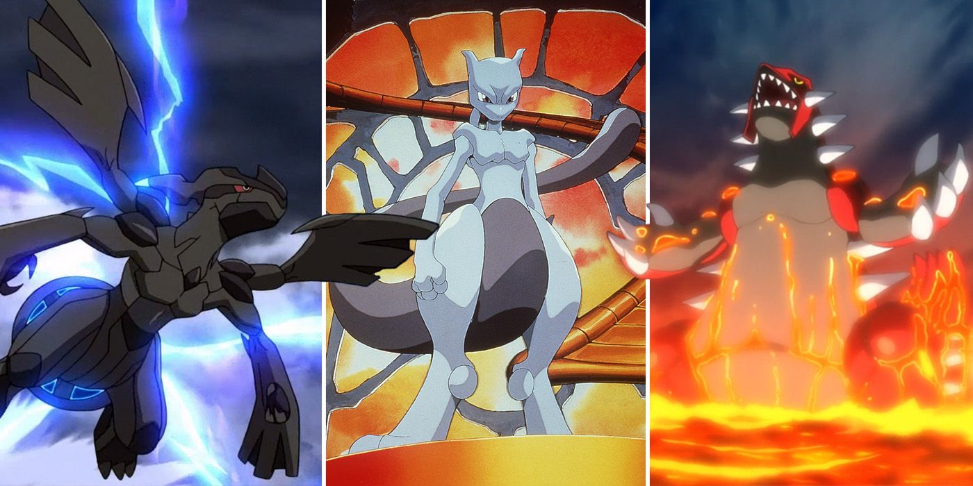 Zekrom, Mewtwo and Groudon