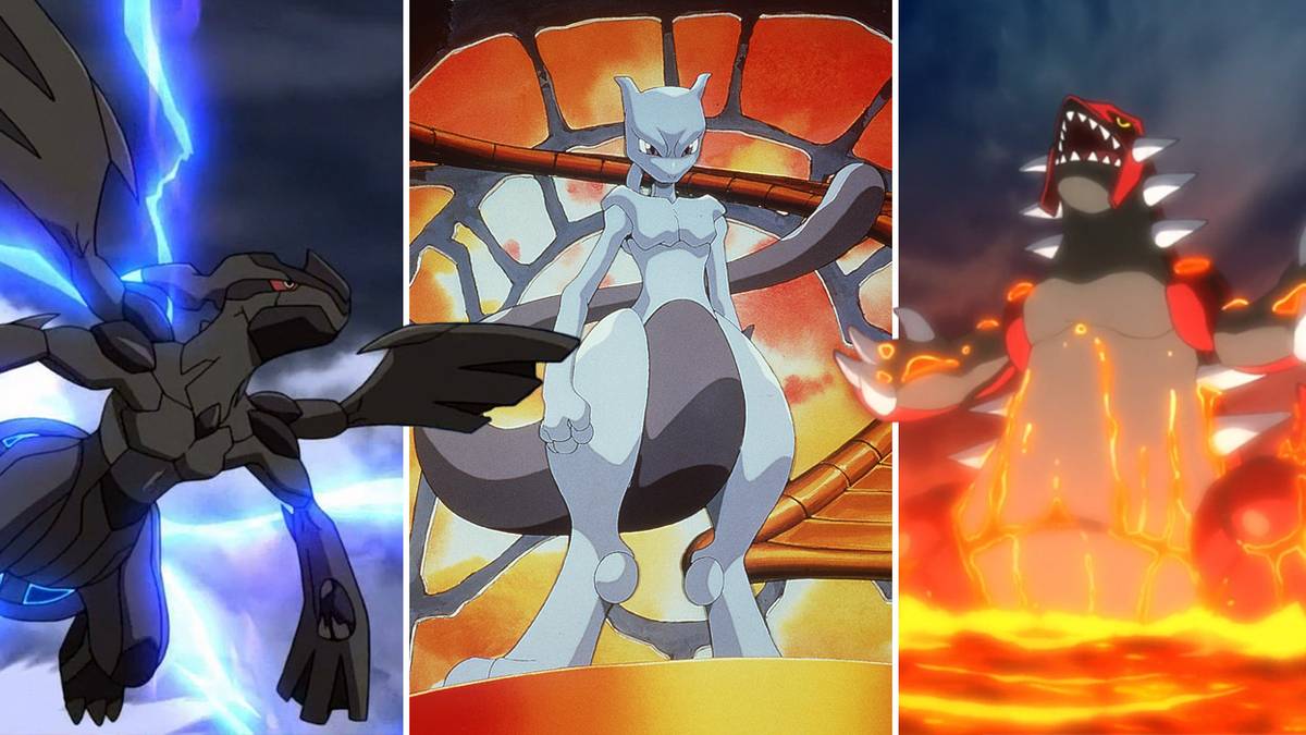 Zekrom, Mewtwo and Groudon