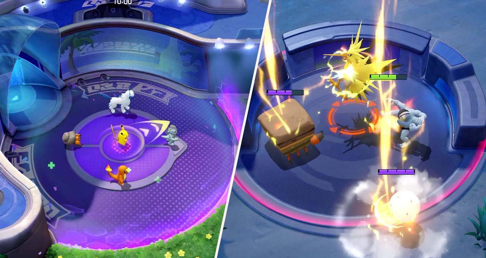 pokemon unite team battles