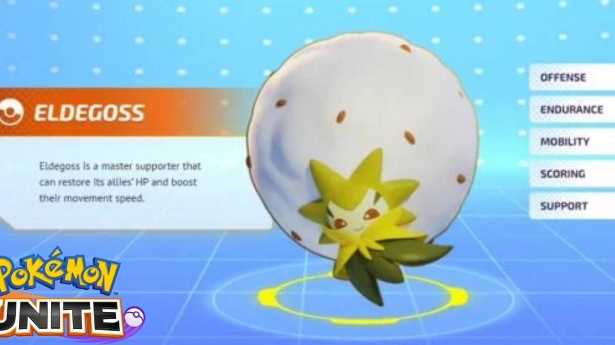 Eldegoss as a healer or crowd control character