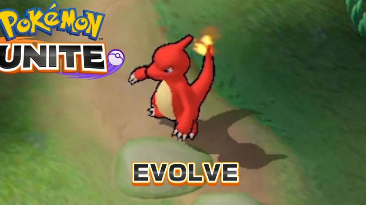 Pokemon Unite Evolve Charmeleon to Charizard