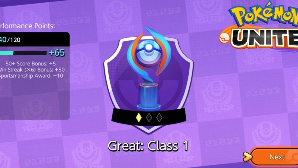pokemon unite how to reach great rank