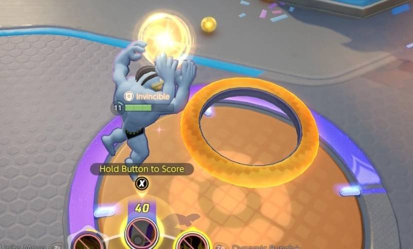 Pokemon Unite scoring animation