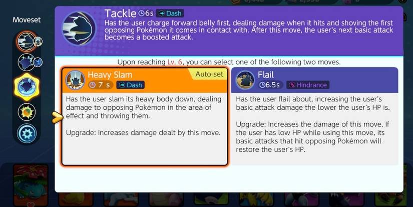 pokemon unite snorlax moves